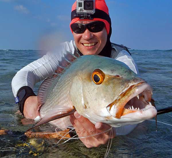 Schnöner Bohar Snapper nahm die Popperfliege
